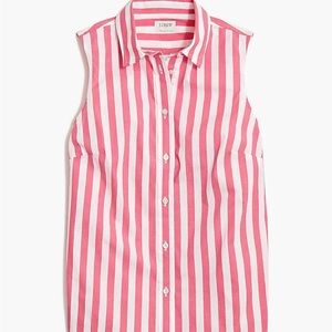 NWT JCrew Factory sleeveless button up top